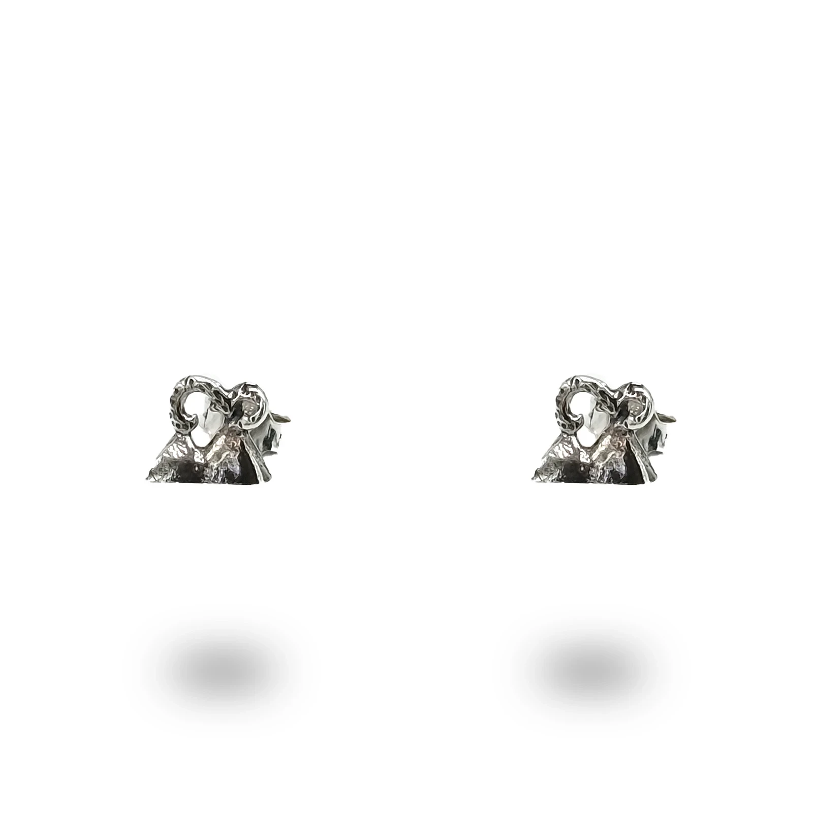 Orecchini Vesuvio Mini in Argento 925 Brunito – Artigianato Italiano