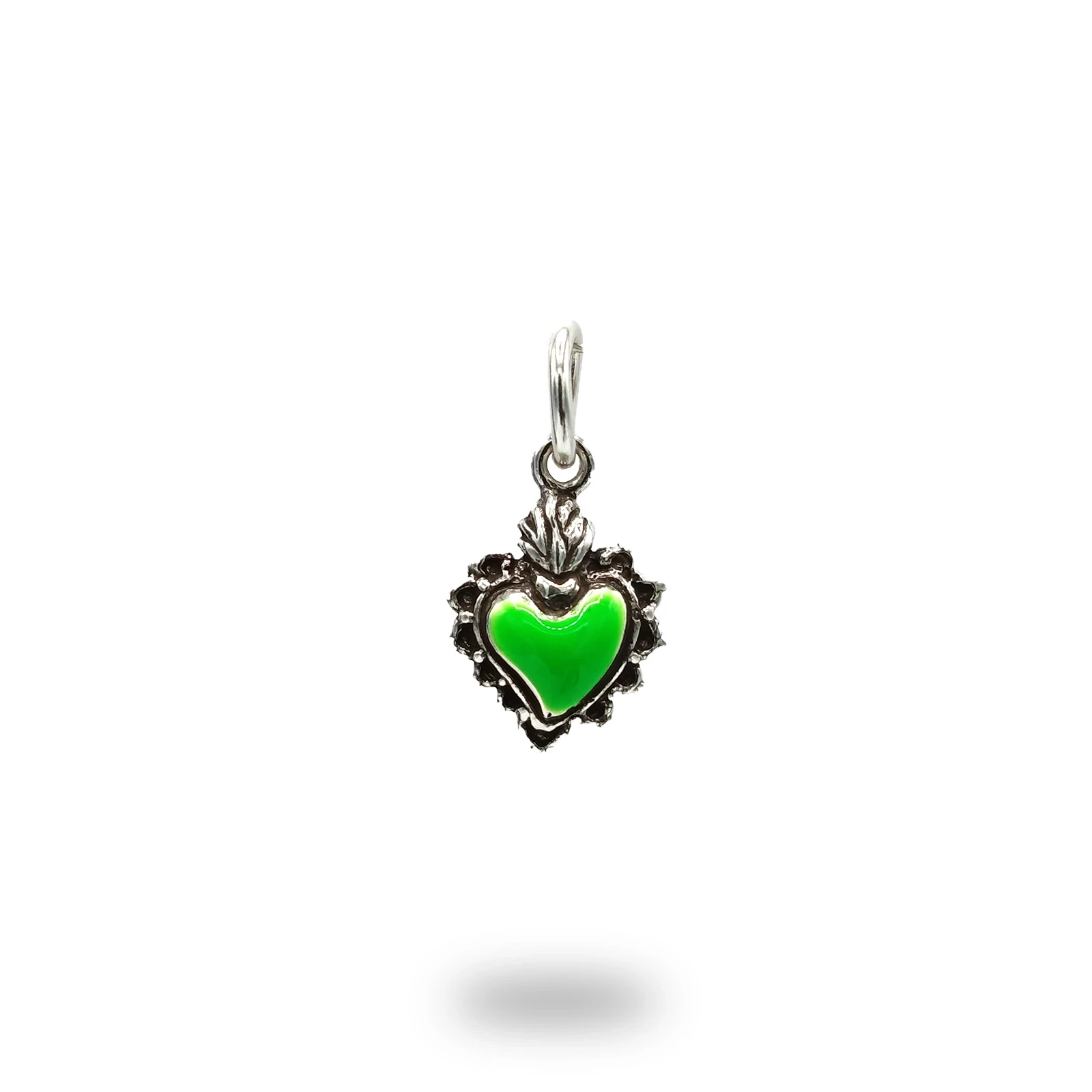 Pendente Ex Voto In Argento 800 Smaltato – Made In Italy