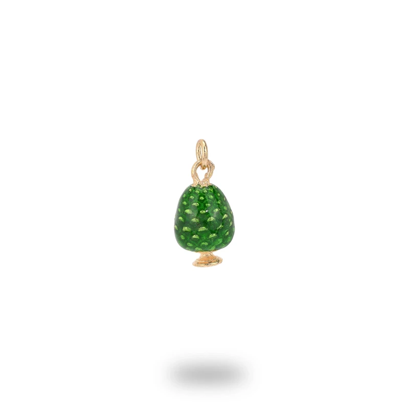 Ciondolo Pigna Siciliana in Argento 925 Placcato Oro – Made in Italy