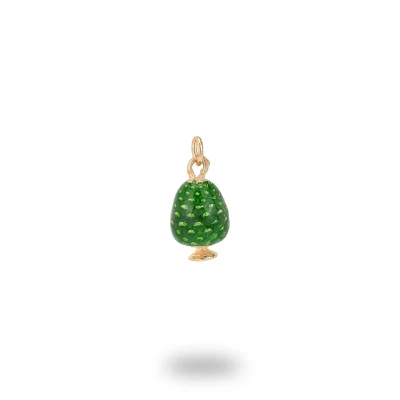 Ciondolo Pigna Siciliana in Argento 925 Placcato Oro – Made in Italy