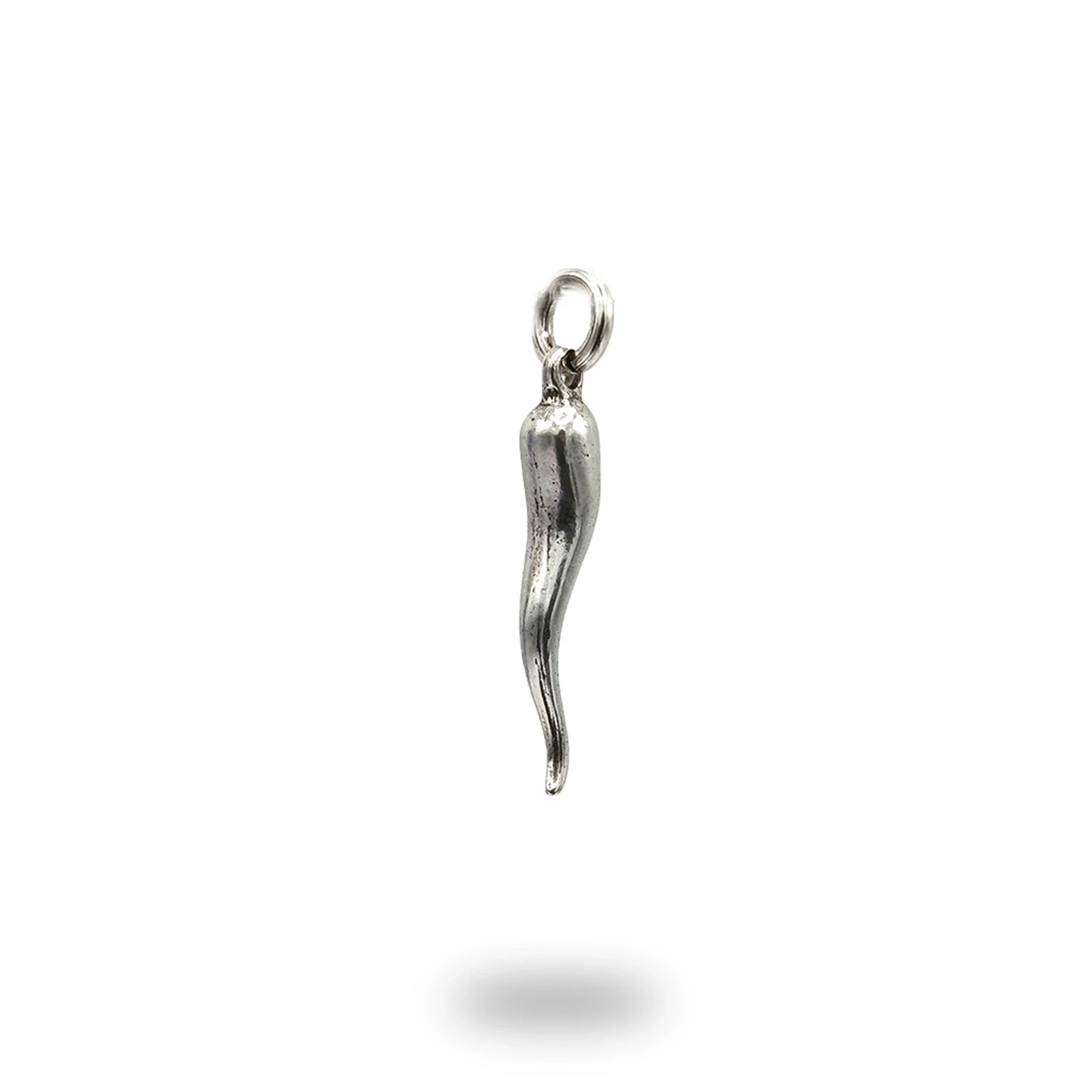 Corno Scaramantico in Argento 800 Brunito con Smalto Colorato| Made in Italy