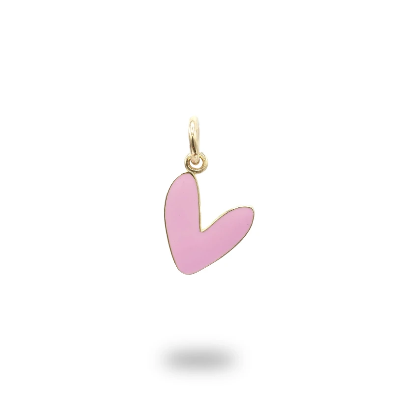 Ciondolo Cuore Liberty Grande Argento 925 Dorato – Smaltato