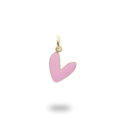 Ciondolo Cuore Liberty Grande Argento 925 Dorato – Smaltato