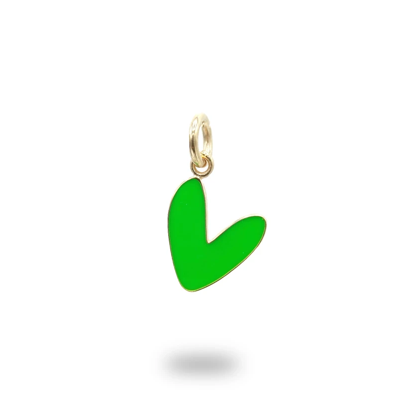 Ciondolo Cuore Liberty Grande Argento 925 Dorato – Smaltato