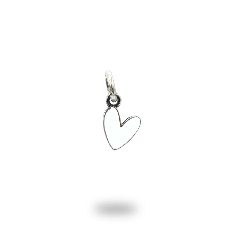 Ciondolo Cuore Liberty Argento 925 Smaltato – Eleganza Romantica