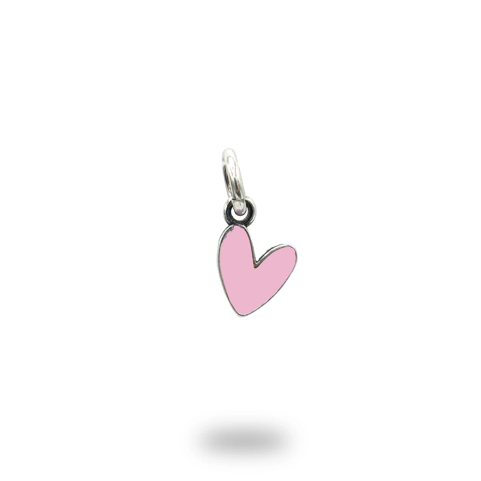 Ciondolo Cuore Liberty Argento 925 Smaltato – Eleganza Romantica