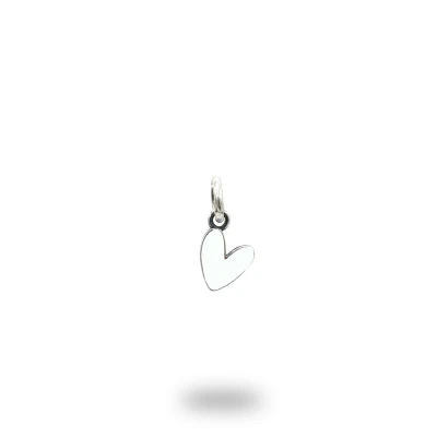 Ciondolo Cuore Liberty piccolo in Argento 925 smaltato – Made in Italy