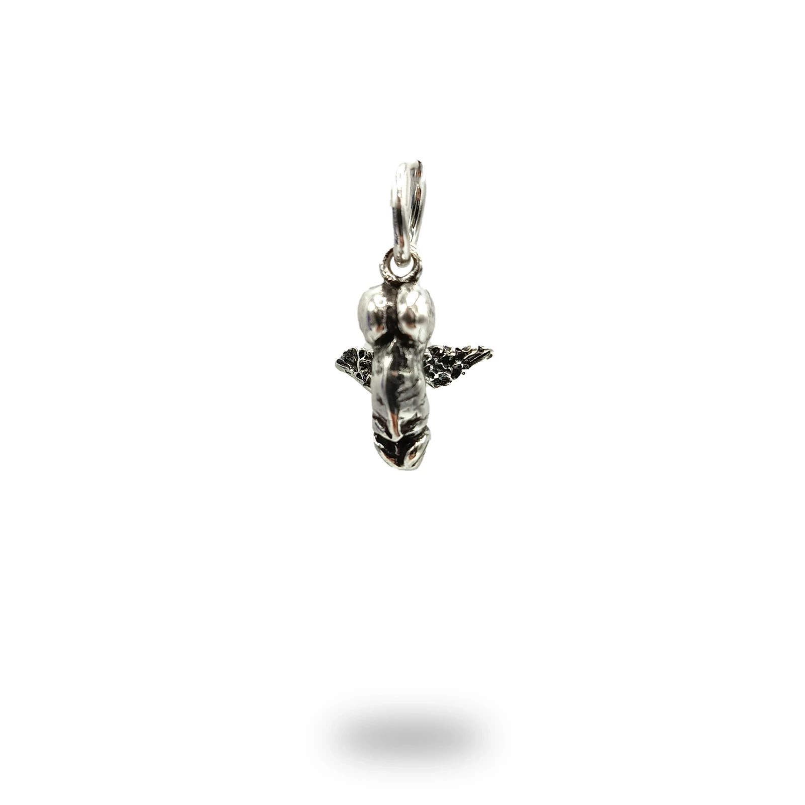 Pendente Fallo Alato in Argento 800 – Simbolo Apotropaico