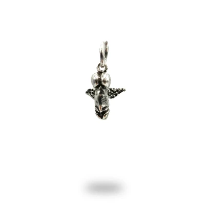 Pendente Fallo Alato in Argento 800 – Simbolo Apotropaico
