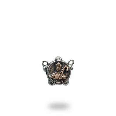 Collana Tamburello San Gennaro Bronzo Argento 925 – Artigianale