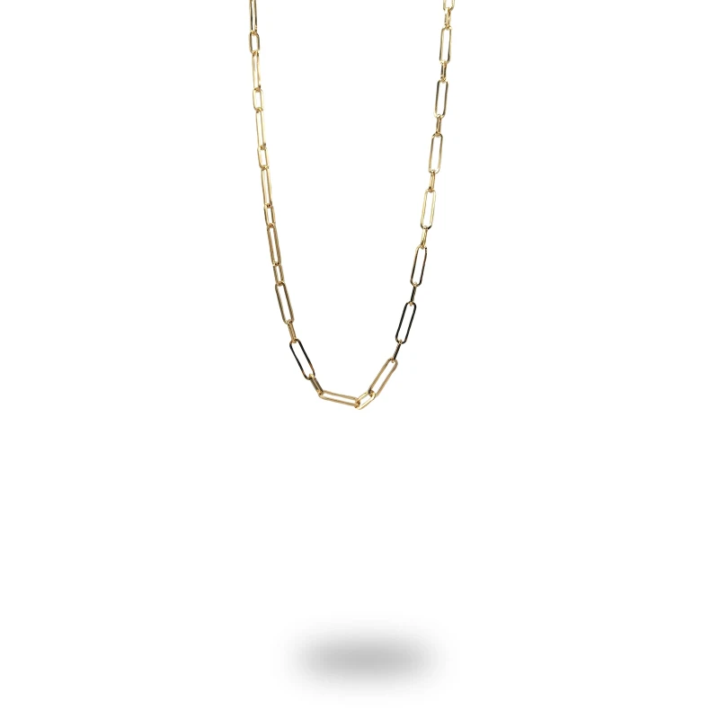 Collana Rettangolo 1+1 in Argento 925 45 cm gioiello artigianale elegante e moderno