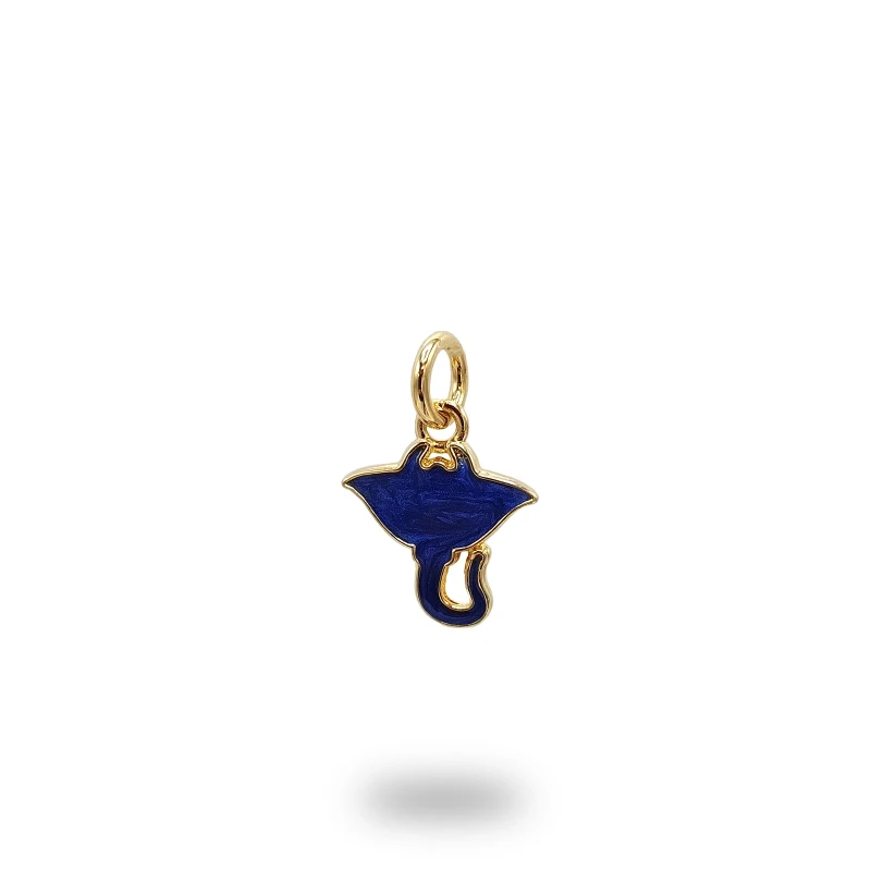 Ciondolo Razza con Smalto in Argento 925 artigianale Made in Italy