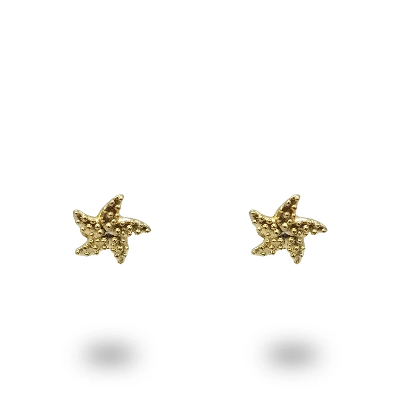 Orecchini Lobo Stella Marina in Bronzo artigianali Made in Italy