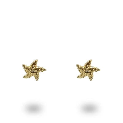 Orecchini Lobo Stella Marina in Bronzo artigianali Made in Italy