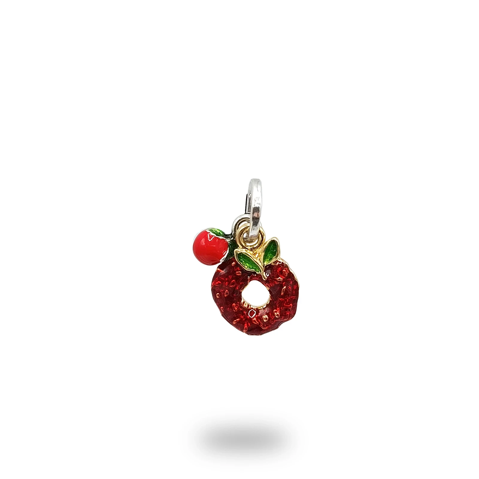 Ciondolo Frisella con Pomodoro in Argento 925, gioiello artigianale Made in Italy