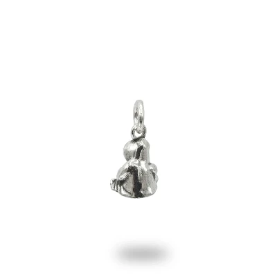 Ciondolo Monaco Napoletano Argento 925 con Smalto