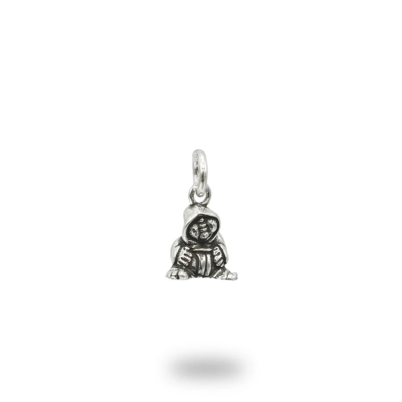 Ciondolo Monaco Napoletano Argento 925 con Smalto