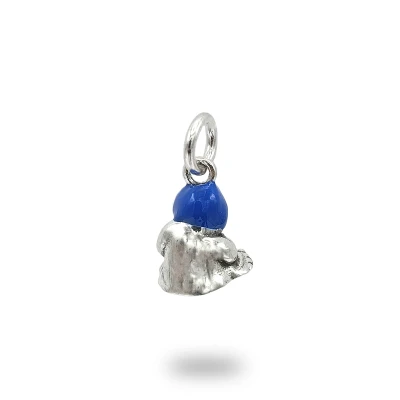 Ciondolo Monaco Napoletano Argento 925 con Smalto