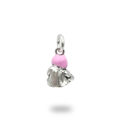 Ciondolo Monaco Napoletano Argento 925 con Smalto