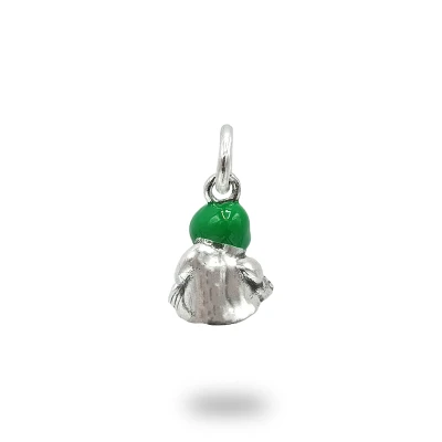 Ciondolo Monaco Napoletano Argento 925 con Smalto