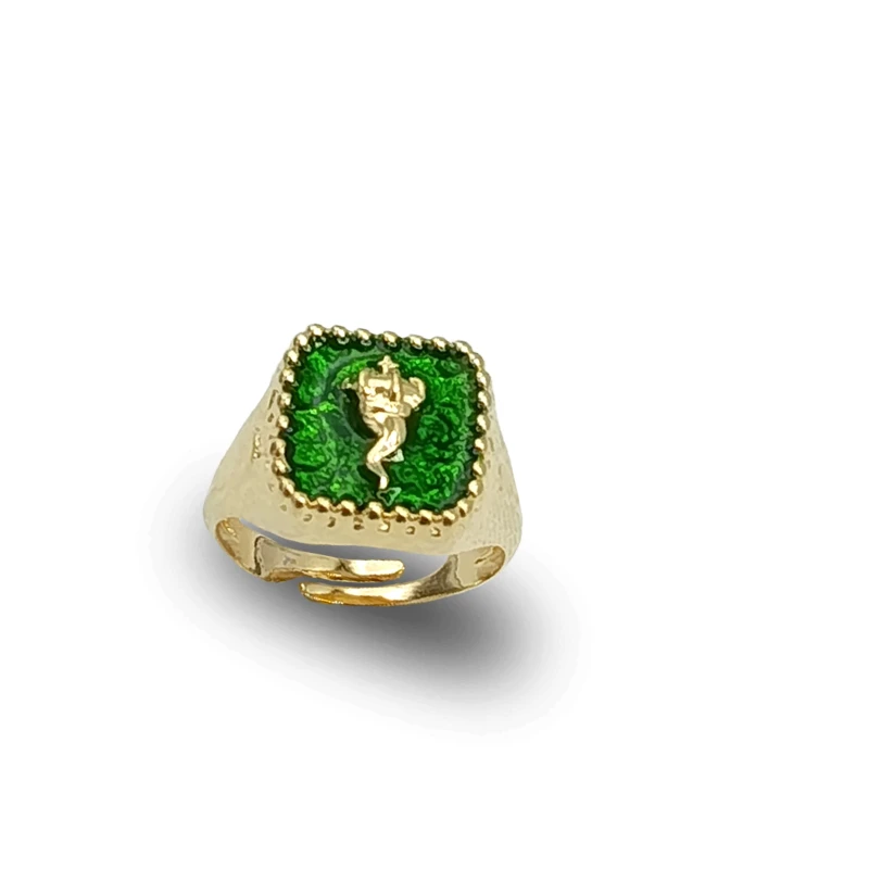Anello Corno Scaramantico Argento 925 Regolabile | Made in Italy
