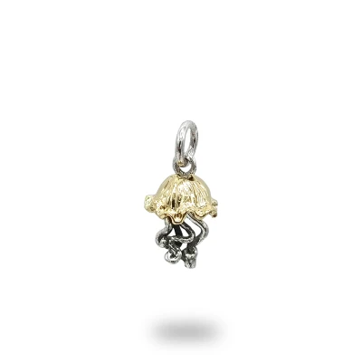 Ciondolo Medusa Marina in Argento 800 – Gioiello Artigianale