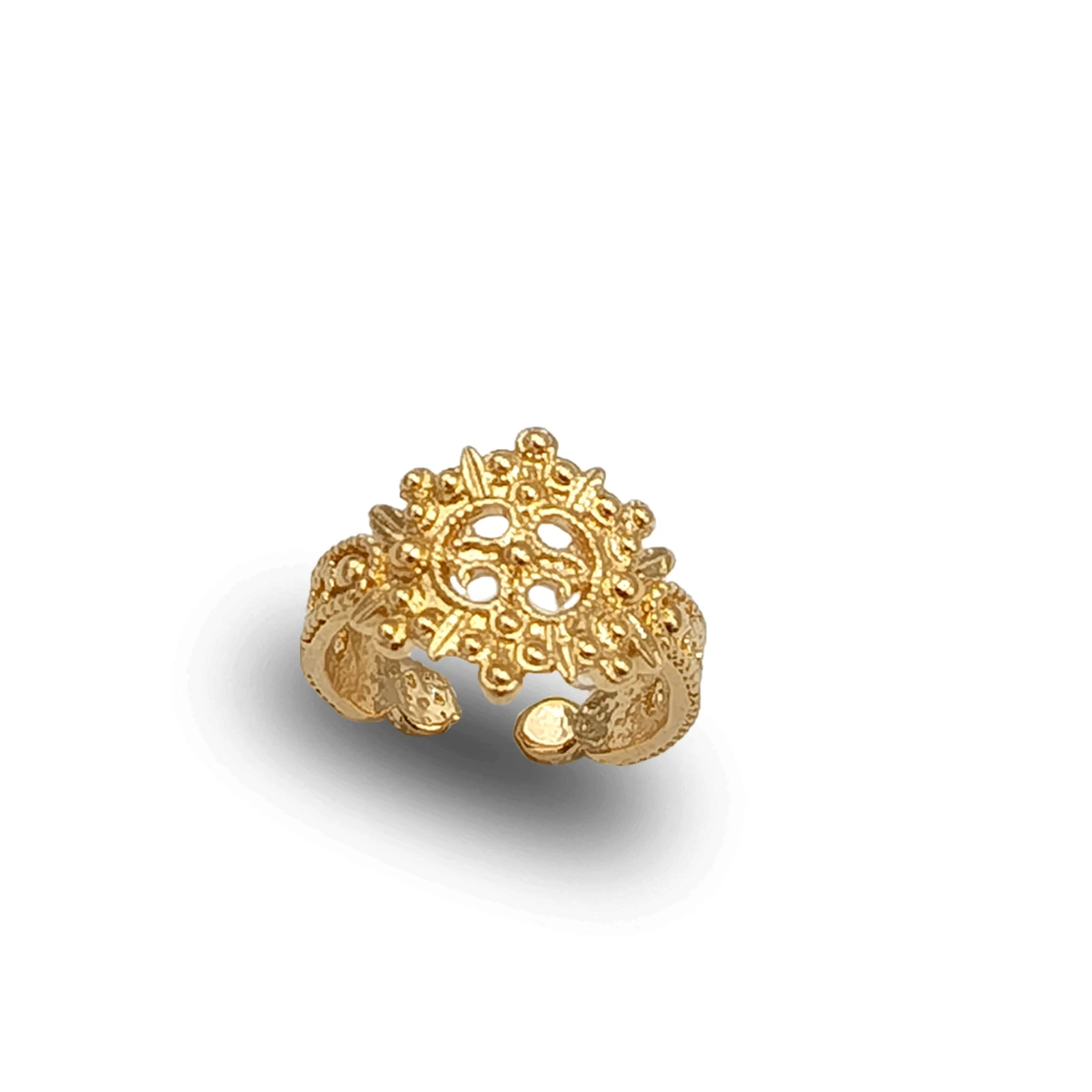 Anello Fede Sarda in Argento 925, lavorazione artigianale ispirata alla tradizione sarda.